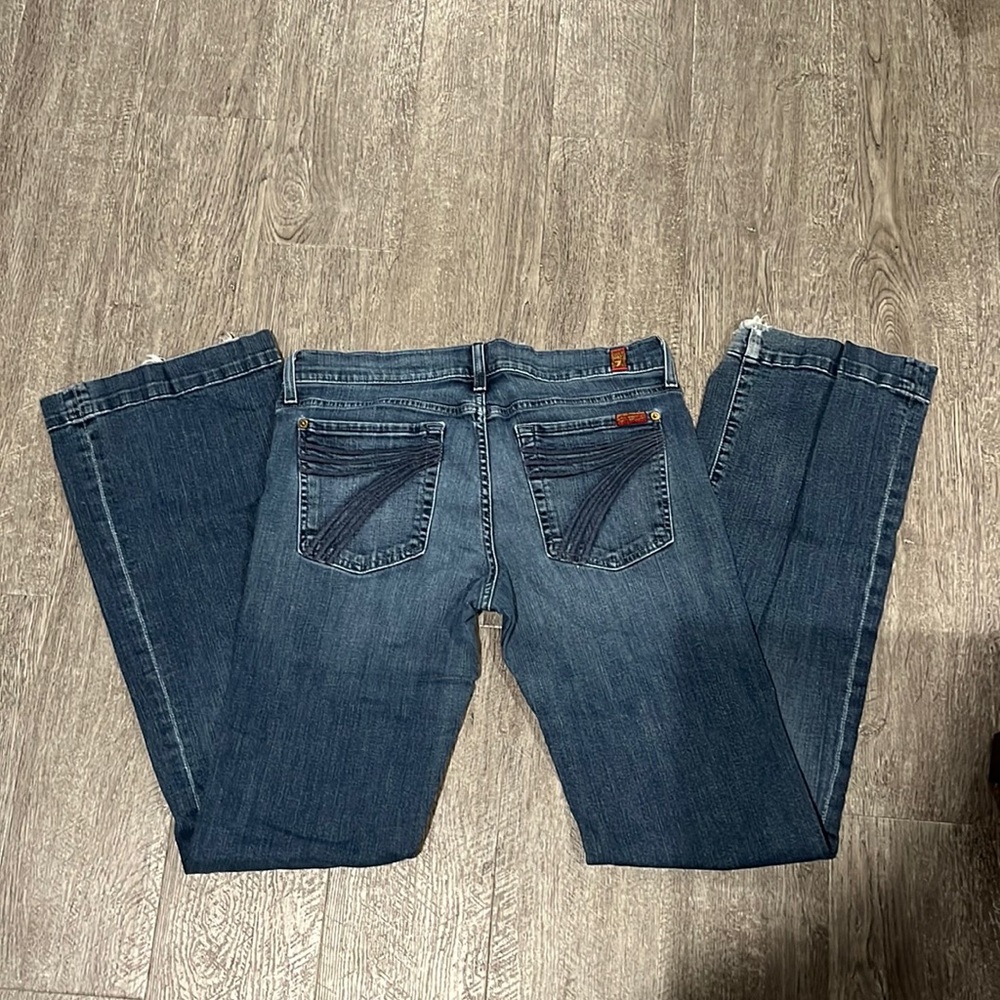 7 for all mankind bootcut dojo jeans!